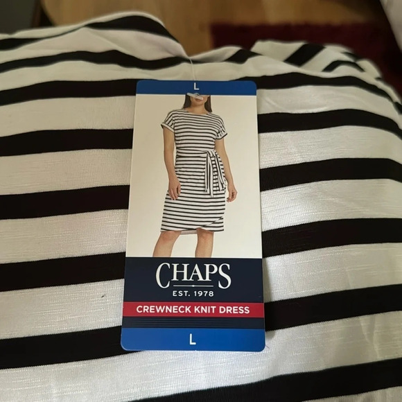 Chaps Ladies' Crewneck Knit Dress Large - Picture 6 of 9